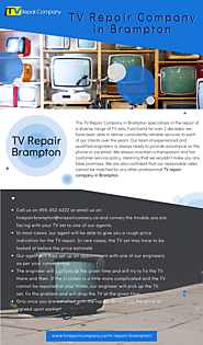 tv repair brampton