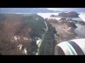Alaska Airlines 737-900 Landing in Juneau