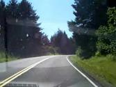Kodiak, Alaska Driving down the road in