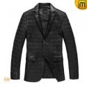 Mens Leather Blazer Jacket CW833933 - JACKETS.CWMALLS.COM