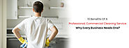 Top 10 Benefits Of A Professional & Commercial Cleaning Service | Why Every Business Needs One?
