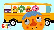 The Wheels On The Bus (2019) | Nursery Rhymes | Super Simple Songs