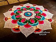 beautiful diwali simple rangoli designs | HappyShappy - India’s Best Ideas, Products & Horoscopes