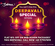 Deepavali or Diwali Promotions - Subraa Offers Web Design Services in Singapore