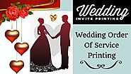 Wedding Order of Service Printing