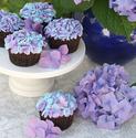 Hydrangea Cupcakes