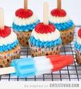 Bomb Pop Cupcakes