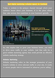 hire a digital marketing website agency in Auckland