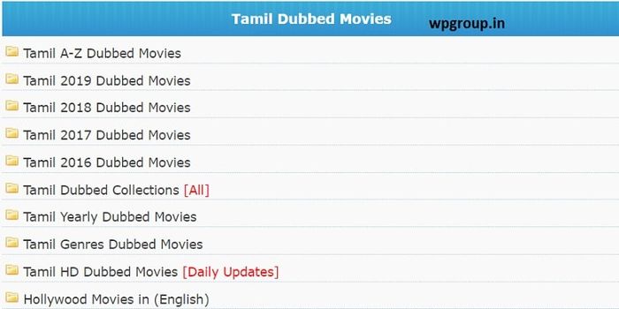 Tamil dubbed 2025 movies website list