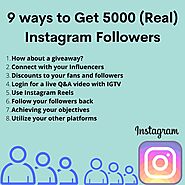 9 Ways to Get 5000 (Real) Instagram Followers
