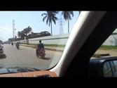 Driving thru Cotonou,Benin Republic....