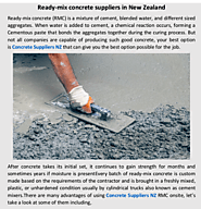 concrete suppliers new zealand by mastermix