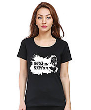 Website at https://www.shopdeworld.com/Caseria-Women-s-Cotton-Biowash-Graphic-Printed-Half-Sleeve-T-Shirt---Respect-W...