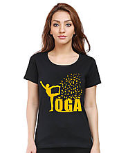 Website at https://www.shopdeworld.com/Caseria-Women-s-Cotton-Biowash-Graphic-Printed-Half-Sleeve-T-Shirt---Yoga-Bird...