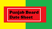 Punjab Board Date Sheet 2020 | PSEB Class 10th & 12th Date Sheet 2020