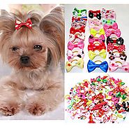 10 Pack Bow Tie Hair Accessory - Purfect Pet Accessories