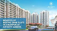 Benefits of buying 2BHK Flats in Zirakpur at Affinity Greens