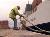 RMS ST HELENA LEAVES PORTLAND