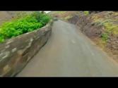 Motorcycle ride on St. Helena island South Atlantic