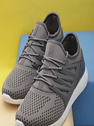 Buy Mast & Harbour Men Grey Sneakers - Casual Shoes for Men 4286379 | Myntra
