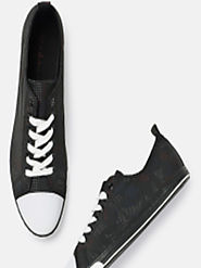 Buy Mast & Harbour Men Black Sneakers - Casual Shoes for Men 5841862 | Myntra