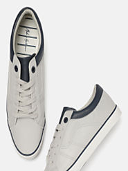 Buy Mast & Harbour Men Grey Sneakers - Casual Shoes for Men 6944348 | Myntra