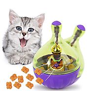 YVYOO Interactive Cat Toy IQ Treat Ball