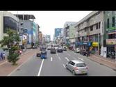 Driving on Galle Road (Rd) in Colombo, Sri Lanka