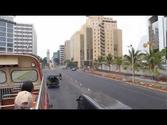 Driving through the Fort financial district in Colombo, Sri Lanka
