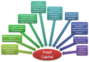 What is fixed capital? Tell us in brief