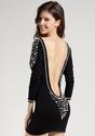 V-back Pearls Dress-1 - Lookbook Store