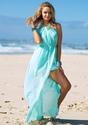 Side Slit Maxi Dress - Mint - Lookbook Store
