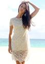 Pearls Crochet Dress - Lookbook Store