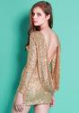 Glam Gold Sequins Dress - Lookbook Store