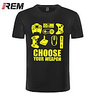 Choose Your Weapon Gamer T-Shirt | Shop For Gamers