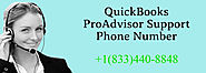 QuickBooks Proadvisor Support Phone Number 1-833-440-8848