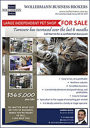 Pet Shop Business & Franchise for Sale in Melbourne