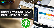 How to Write off Bad Debt in Quickbooks Desktop - 1-888-412-7852