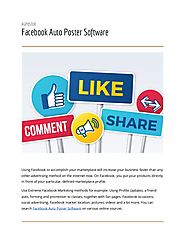 Facebook auto poster software