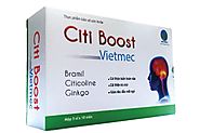 Citi Boost - Tăng cường lưu thông máu não, Giảm biểu hiện thiểu năng tuần hoàn não