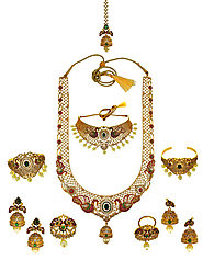 Festive Diwali Sale: Collection of Dulhan Set & Bridal Necklace Online At Low Price by Anuradha Art Jewellery