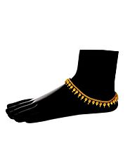 Anklets Design Online For Girls & Gold Plated Bridal Payal by Anuradha Art Jewellery