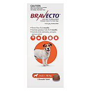 Bravecto For Small Dogs 4.5-10Kg (Orange) - $41.70-$83.85