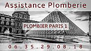Plombier Paris 1 - Dépannage Plomberie Paris 1 - 24H/24