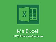 MS Excel MCQ Quiz & Online Test 2019 - Online Interview...