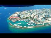 Seaplane flight over Maldivian Atolls from Sun Island Resort to Male
