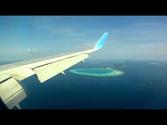 Landing in Male, Maldives