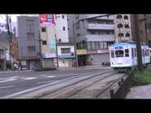 [HD] Nagasaki Electric Tramway, streetcar in Nagasaki Japan.