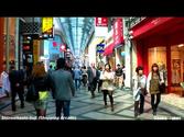 Walking Through Shinsaibashi Shopping Arcade @ Osaka Japan [Namba HD POV ] 心斎橋