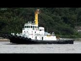 [船] MUROTSU MARU むろつ丸 Tugboat タグボート Sakaiminato Port 境港入港 2013-SEP